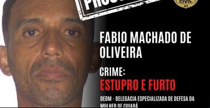 Suspeito de estuprar e furtar mulheres 